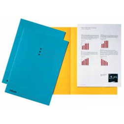 Esselte chemise de classement bleu, carton de 180 g/m², paquet de 100 pièces