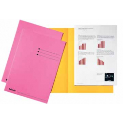 Esselte chemise de classement rose, carton de 180 g/m², paquet de 100 pièces