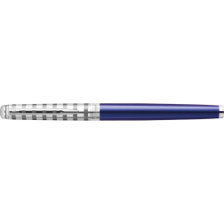 Waterman stylo plume Hémisphère Deluxe Marine Blue avec détail en palladium
