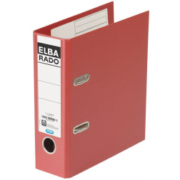 Elba Rado Plast classeur pour ft A5 en hauteur, rouge foncé, dos de 7,5 cm