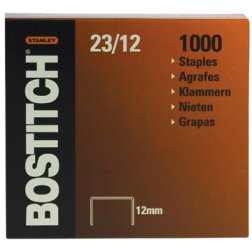 Bostitch agrafes 23-12-1M, 12 mm, pour B310HDS, 00540, HD-23L17, HD-12F