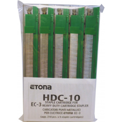 Etona cassette pour agrafeuse EC-3, capacité 41 - 55 feuilles, paquet de 5 pièces