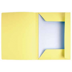 Exacompta chemise de classement Super 210, avec 3 rabats, jaune