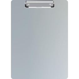 MAUL Porte-bloc Aluminium avec magnetic A4 portrait, avec pince plate