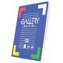 Gallery cahier 72 pages, quadrillé 5 mm