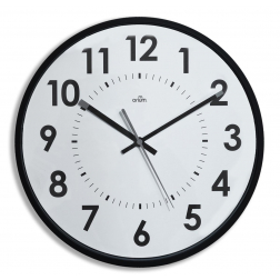 Orium by CEP horloge murale, quartz, diamètre 30 cm, noir