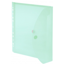 Foldersys pochette perforée A4, vert clair