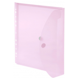 Foldersys pochette perforée A4, rouge