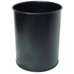 Durable corbeille à papier noir
