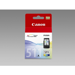 Canon cartouche d'encre CL-511, 245 pages, OEM 2972B001, 3 couleurs