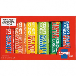 Tony's Chocolonely barre de chocolat, 47/50g, 6 pièces, mix