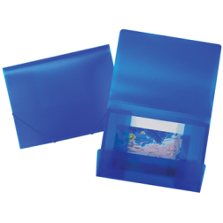 Beautone chemise à rabats et élastiques Frosted bleu