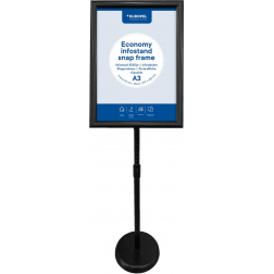 Europel standard sol info Economy, liste 25mm, ft A3, noir