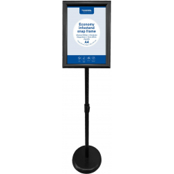 Europel standard sol info Economy, liste 25mm, ft A4, noir