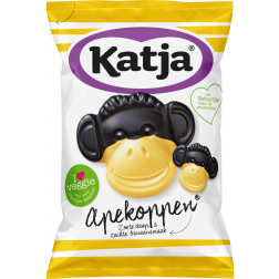 Katja Apekoppen bonbons, réglisse et arôme de banane, sachet de 255 g