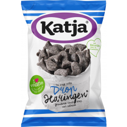Katja Drop Haringen, réglisse salée sucrée au salmiac, sachet de 295 g