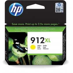 HP cartouche d'encre 912XL, 825 pages, OEM 3YL83AE#BGX, jaune