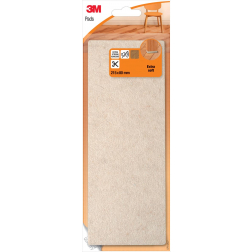 3M pad de protection, en feutre, ft 21,5 x 8 cm