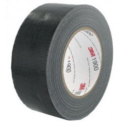 3M duct tape 1900, ft 50 mm x 50 m, noir