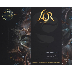Douwe Egberts L'or professional discs Intensity 10, Ristretto, paquet de 50 discs