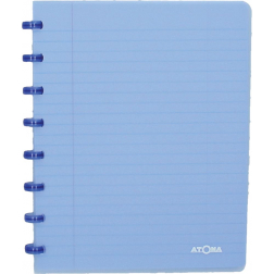 Atoma Trendy cahier, ft A5, 144 pages, ligné, transparant blauw