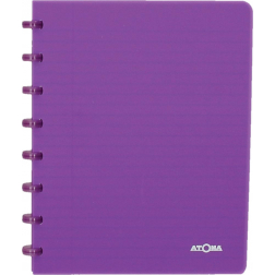Atoma Trendy cahier, ft A5, 144 pages, ligné, transparant paars