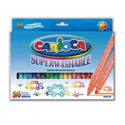 Carioca feutre bi-pointe Birello Superwashable 24 feutres
