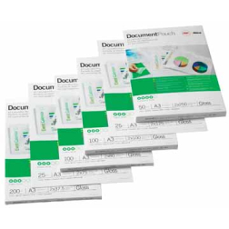 GBC étuis à plastifier Matt Pouch ft A3, 2 x 75 microns (150 microns)