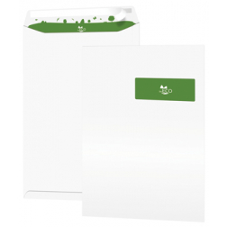 Enveloppes pochettes ft 229 x 324 mm (C4), avec fenÃªtre Ã  droite (ft 40 x 110 mm), boÃ®te de 250 piÃ¨ces