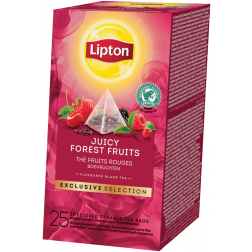 Lipton thé, fruits des bois, exclusive selection, boîte de 25 sachets