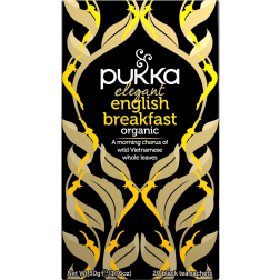 Pukka thé bio, English Breakfast, paquet de 20 pièces