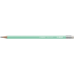 STABILO Swano pastel crayon, HB, avec gomme, vert