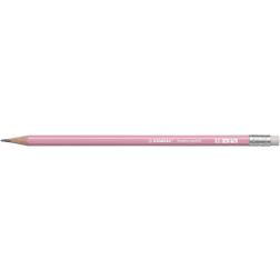 STABILO Swano pastel crayon, HB, avec gomme, rose