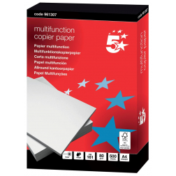 5 Star multifunction papier reprographique ft A4, 80 g, paquet de 500 feuilles