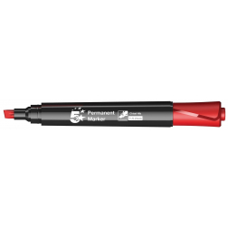 5 Star marqueur permanent pointe biseautée, largeur de trait 1 - 5 mm, rouge
