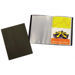Beautone Protège documents, A4, 10 pochettes, noir
