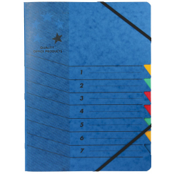 5 Star trieur bleu, 7 compartiments