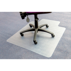 STAR tapis de sol pour des surfaces dures, avec entaille, ft 90 x 120 cm