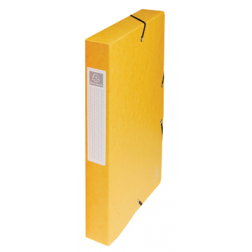 Exacompta boîte de classement Exabox jaune, dos de 4 cm