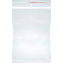 OFFICE products sachets zip, transparent, paquet de 100 pièces, ft 80 x 120 mm