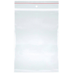 OFFICE products sachets zip, transparent, paquet de 100 pièces, ft 170 x 230 mm