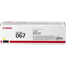 Canon toner 067, 1.250 pages, OEM 5099C002, jaune