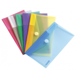 Tarifold pochette-documents Collection Color pour ft chéquier (250 x 135 mm), paquet de 6 pièces
