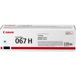 Canon toner 067H, 2.350 pages, OEM 5105C002, cyan