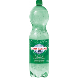 Cristaline eau pétillante, bouteille de 1,5 litre, paquet de 6 pièces