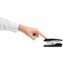 Leitz New NeXXt Softpress Flat Clinch agrafeuse, noir