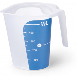 DBP gobelet gradué Cuisio 500 ml, plastique, transparent