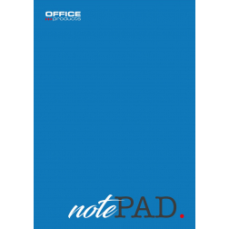 OFFICE products bloc de papier à lettres, 60 g/m², ft A5, quadrillé 5 mm, bloc de 100 feuilles