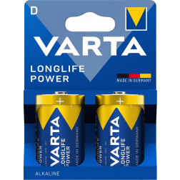 Varta pile Longlife Power D, blister de 2 pièces