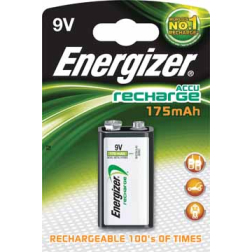 Energizer pile rechargeable Power Plus 9V, sous blister